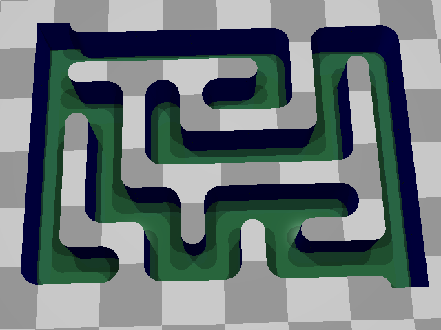 raytraced 7x5 maze 2