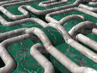 raytraced 25x25
                                                 maze 4 closeup