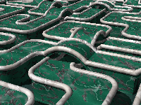 raytraced 25x25
                                                 maze 4 closeup 2